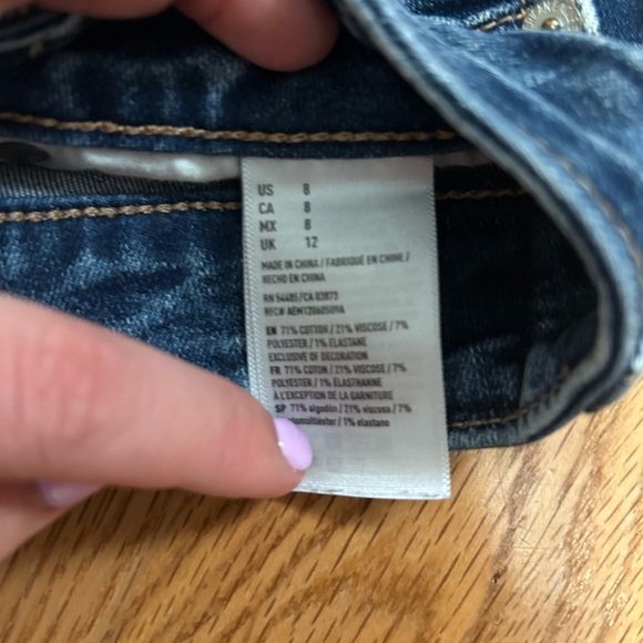 Distressed Denim Shorts - Picture 3 of 4